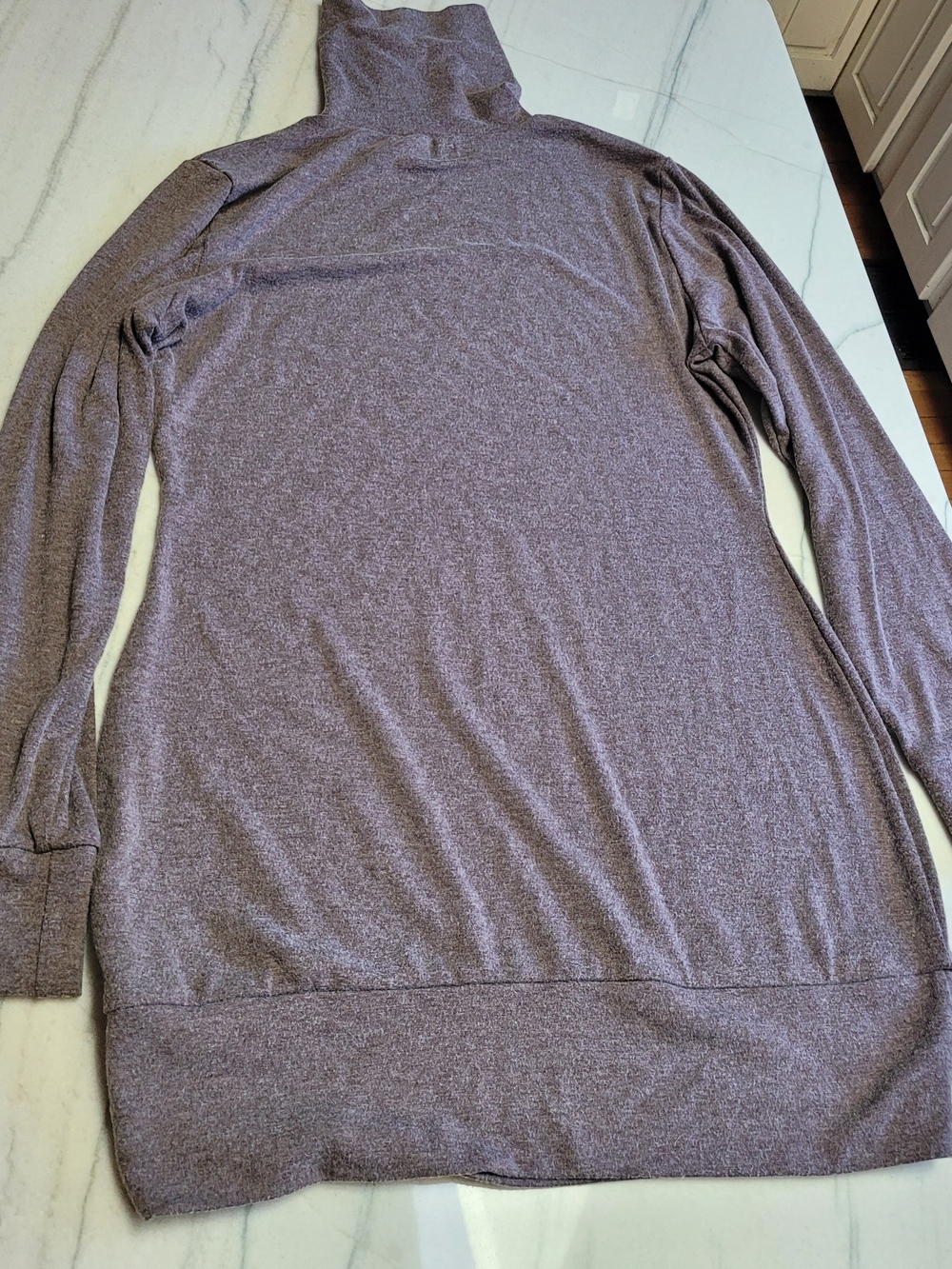 Sandro Heathered Lavender Turtleneck Sweater